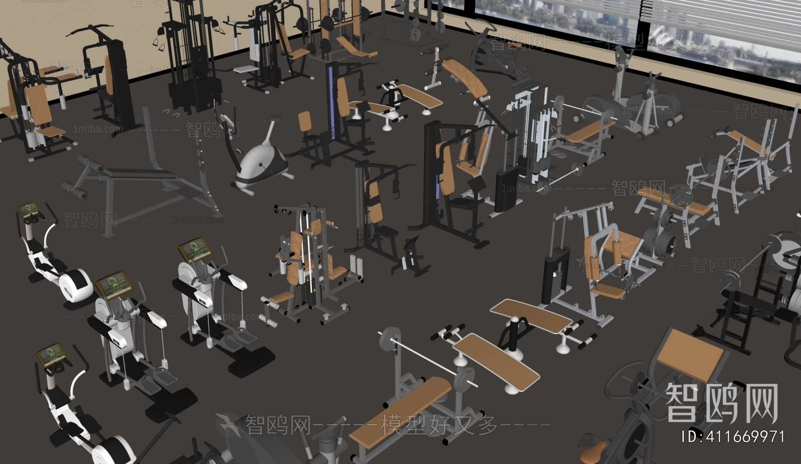 Modern Fitness Equipment