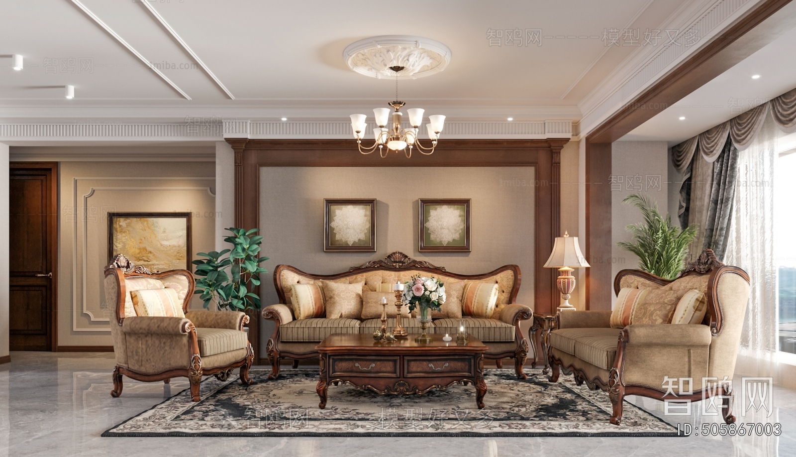 American Style A Living Room