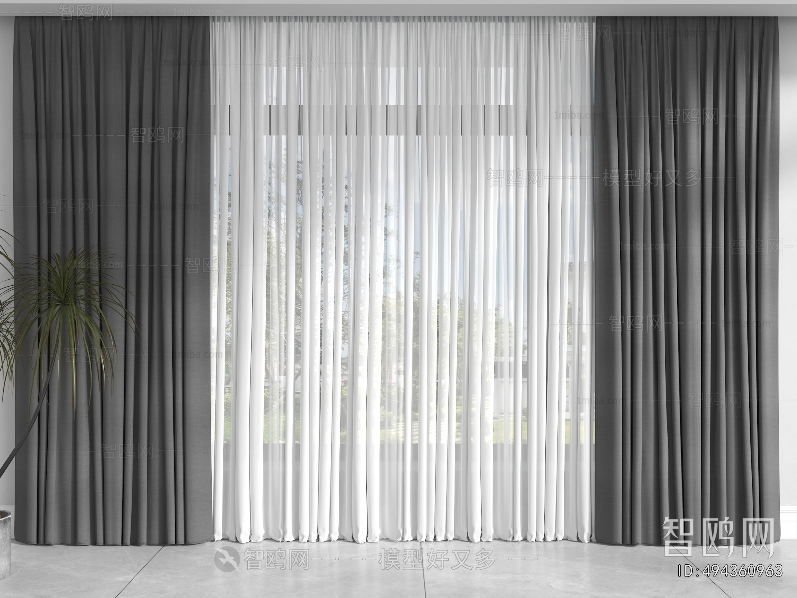 Modern The Curtain
