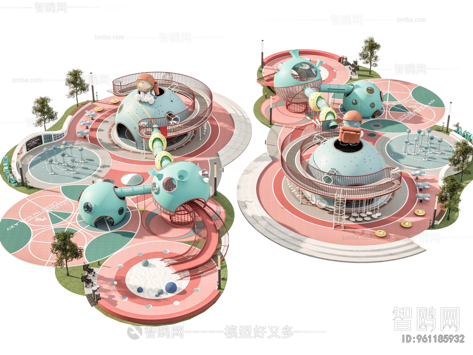 Modern Park Landscape