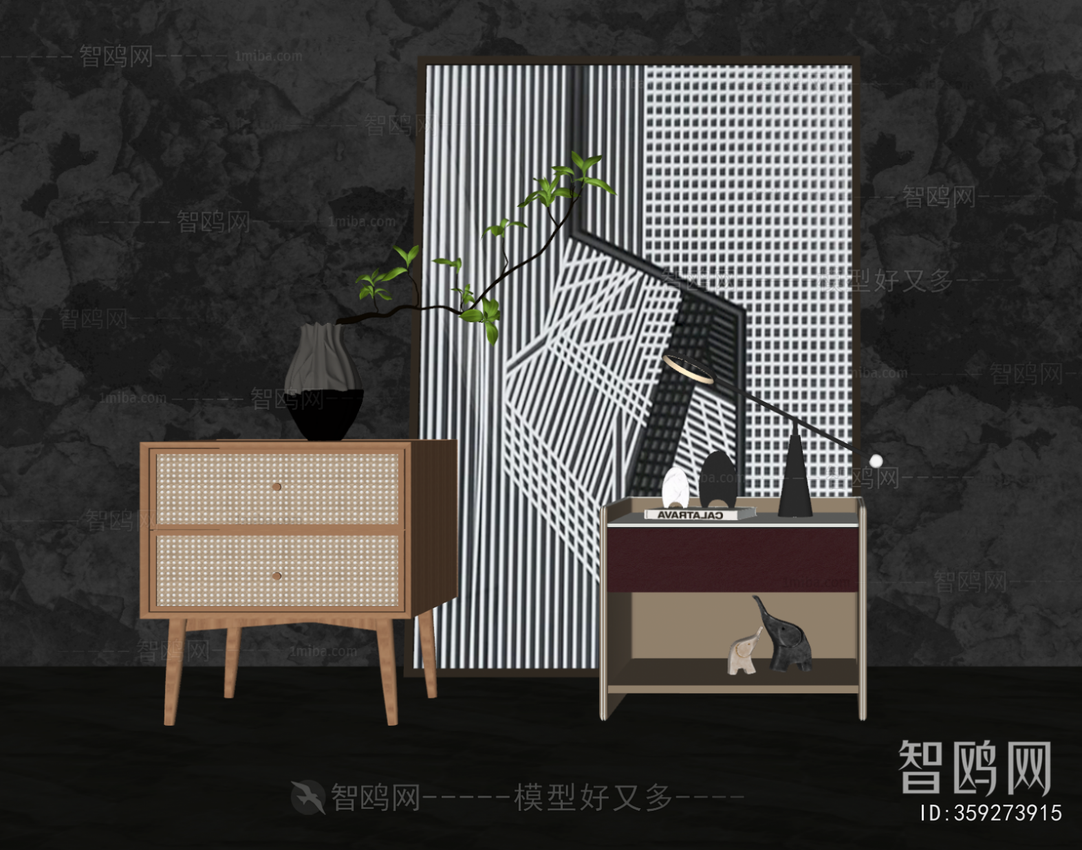 Modern Bedside Cupboard