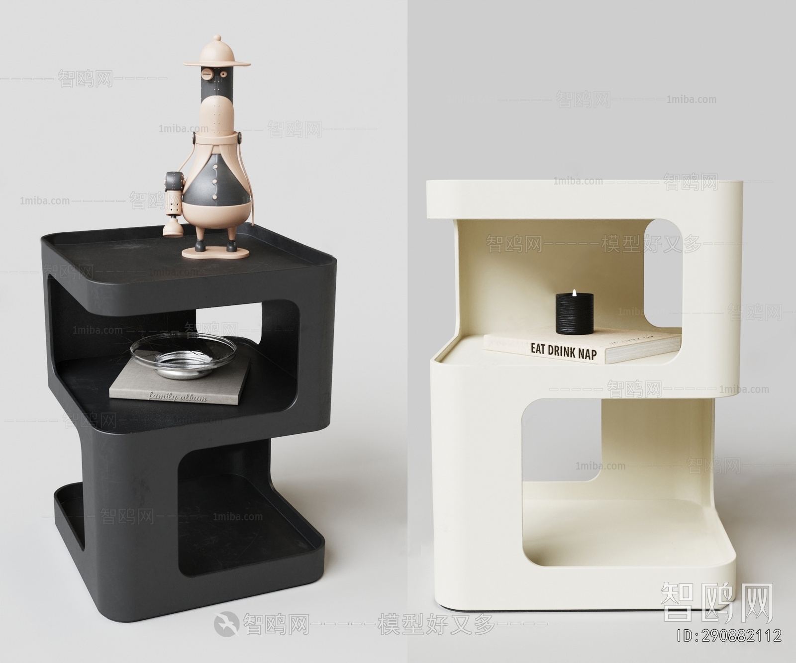 Modern Bedside Cupboard