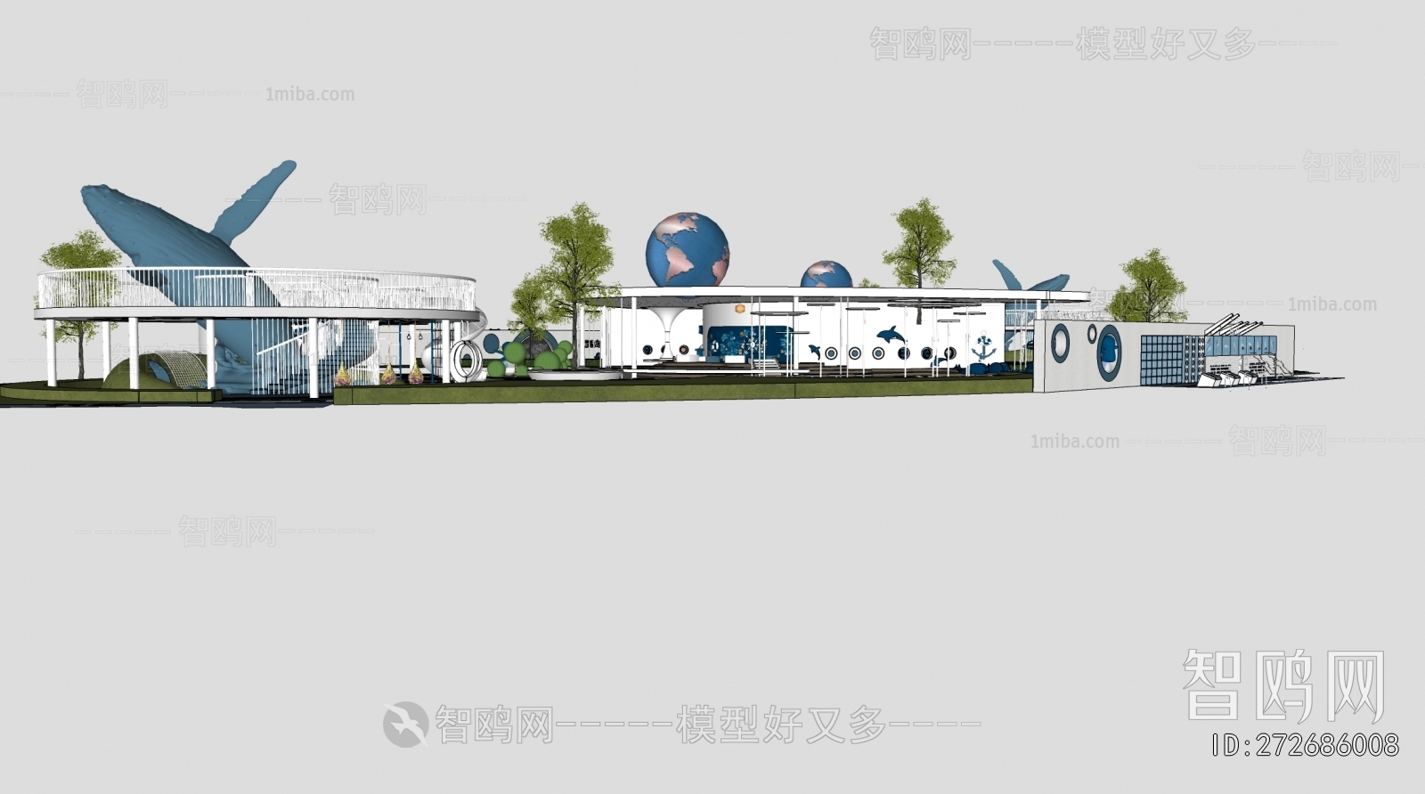 Modern Park Landscape