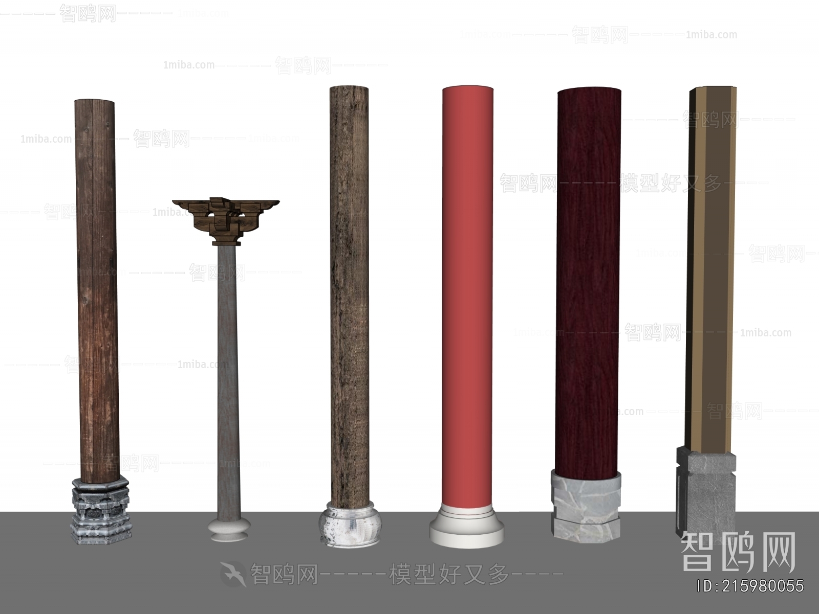 New Chinese Style Column