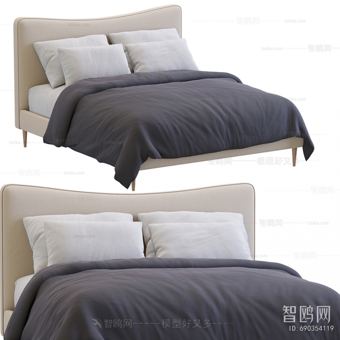 Modern Double Bed