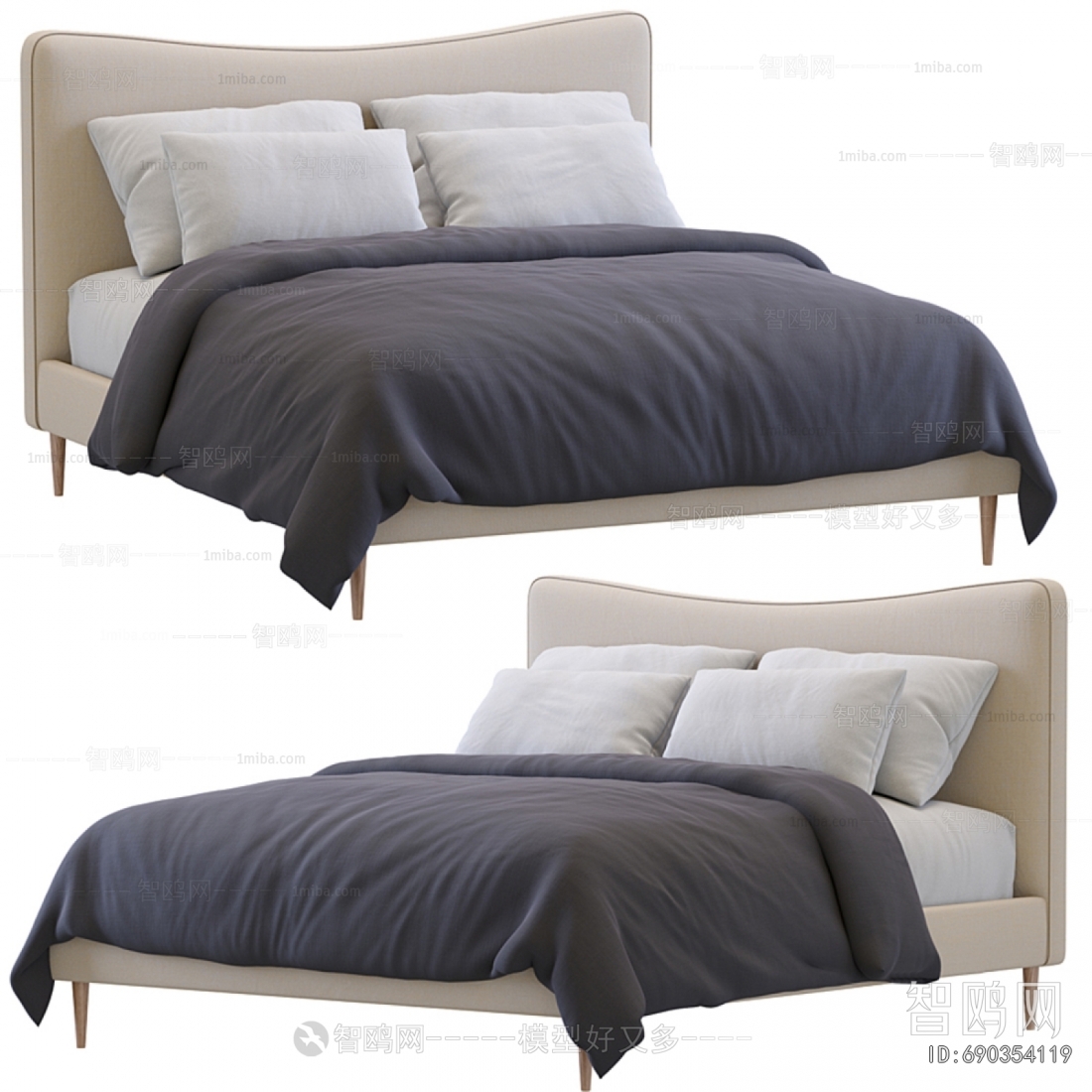 Modern Double Bed