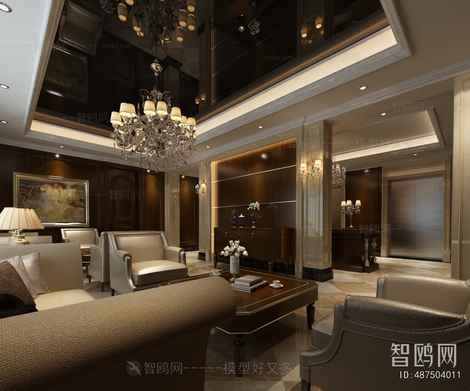 Modern Office Negotiation Area