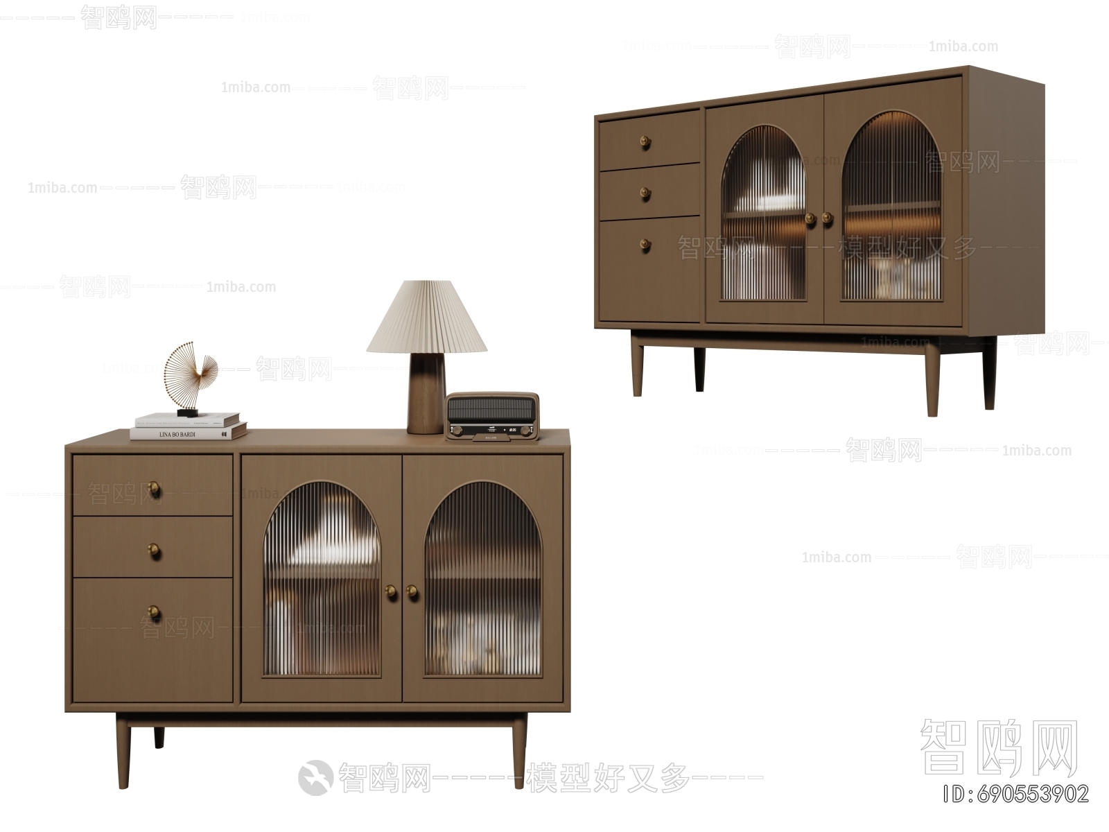 French Style Side Cabinet