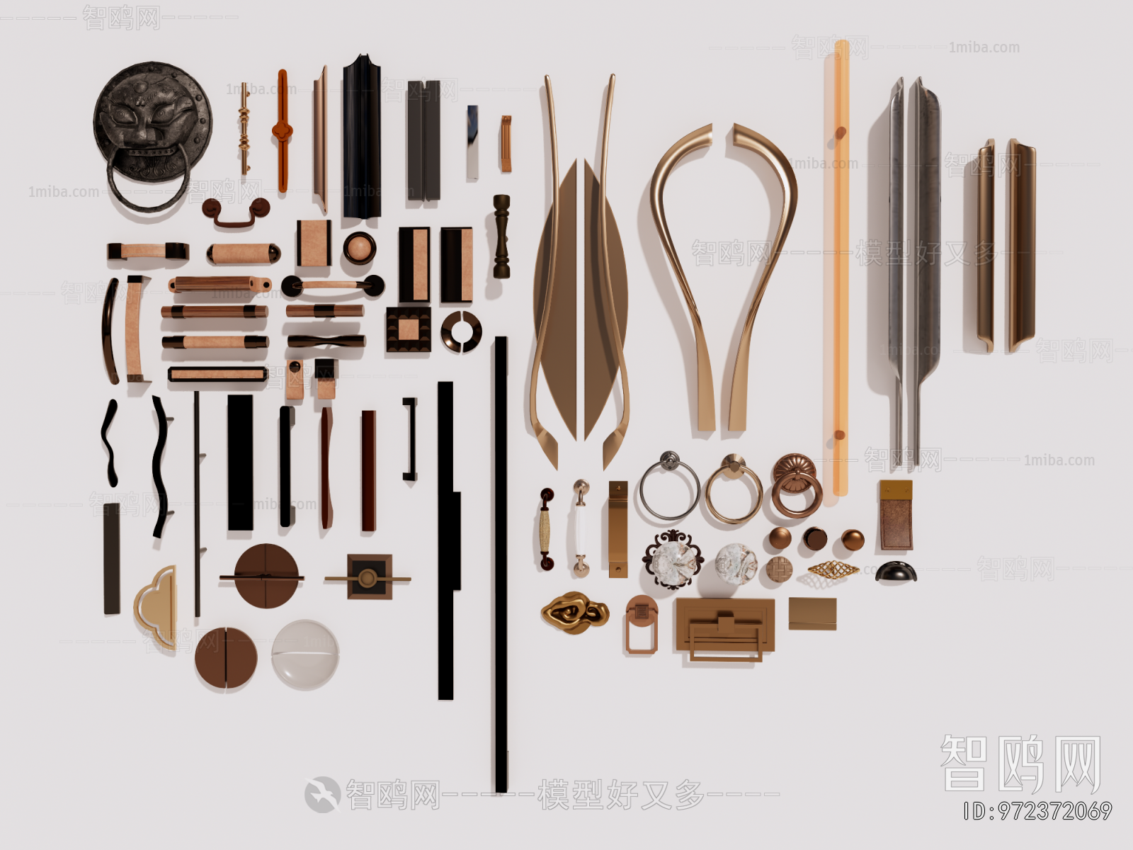 New Chinese Style Door Handle