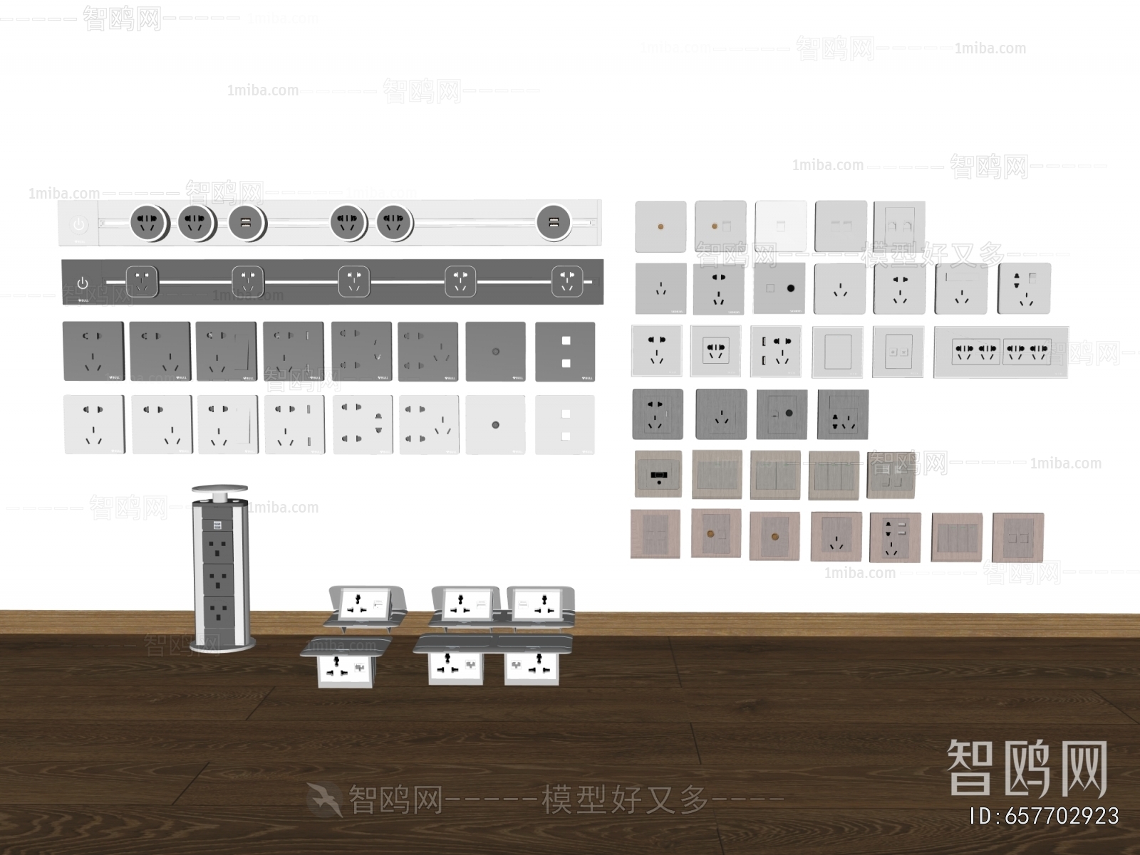 Modern Switch Socket Panel
