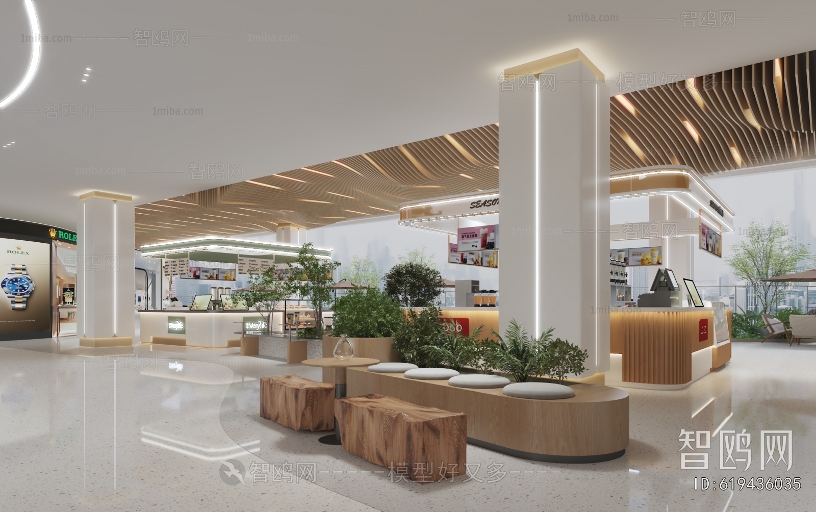 Modern Shopping Mall