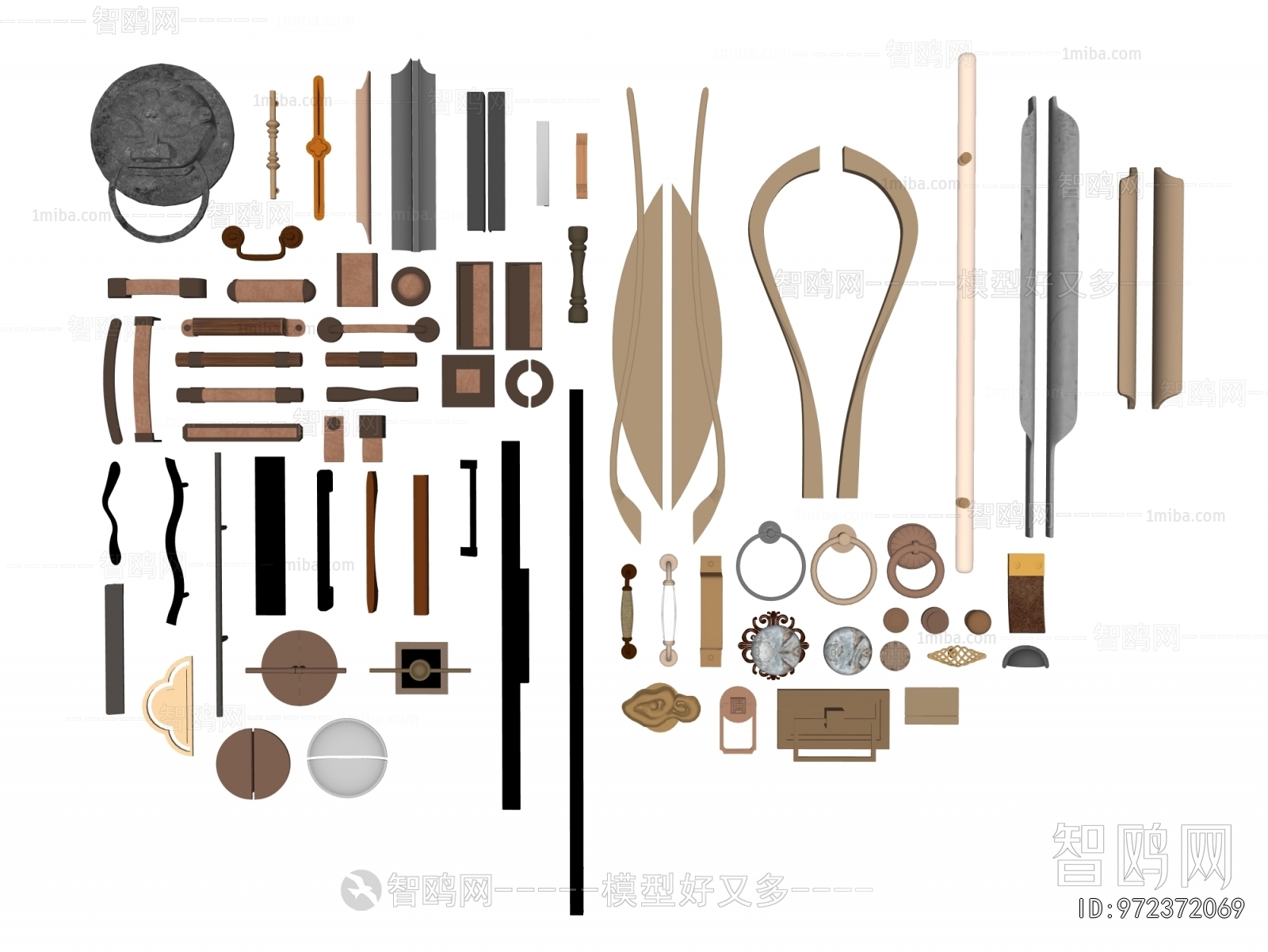 New Chinese Style Door Handle