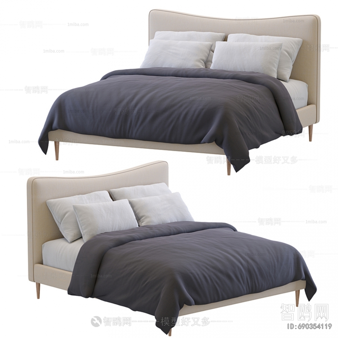 Modern Double Bed