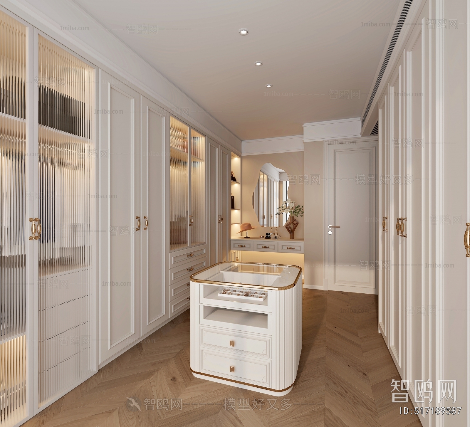 American Style Clothes Storage Area