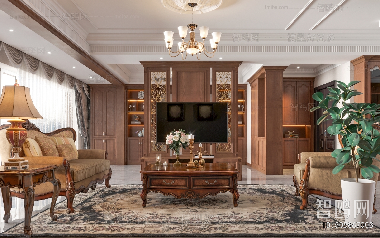 American Style A Living Room