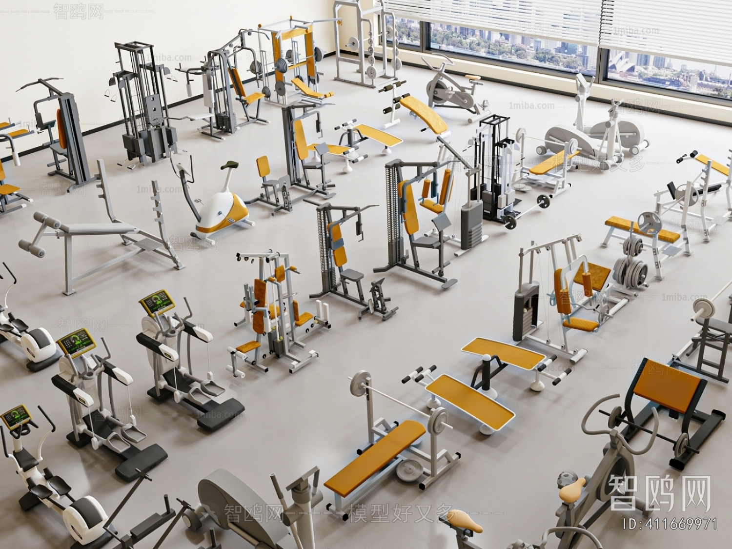 Modern Fitness Equipment