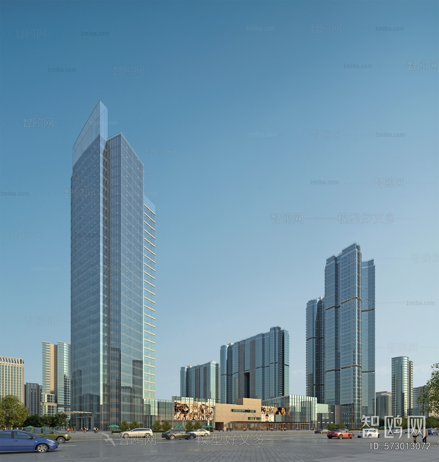 Modern Appearance Of Commercial Building