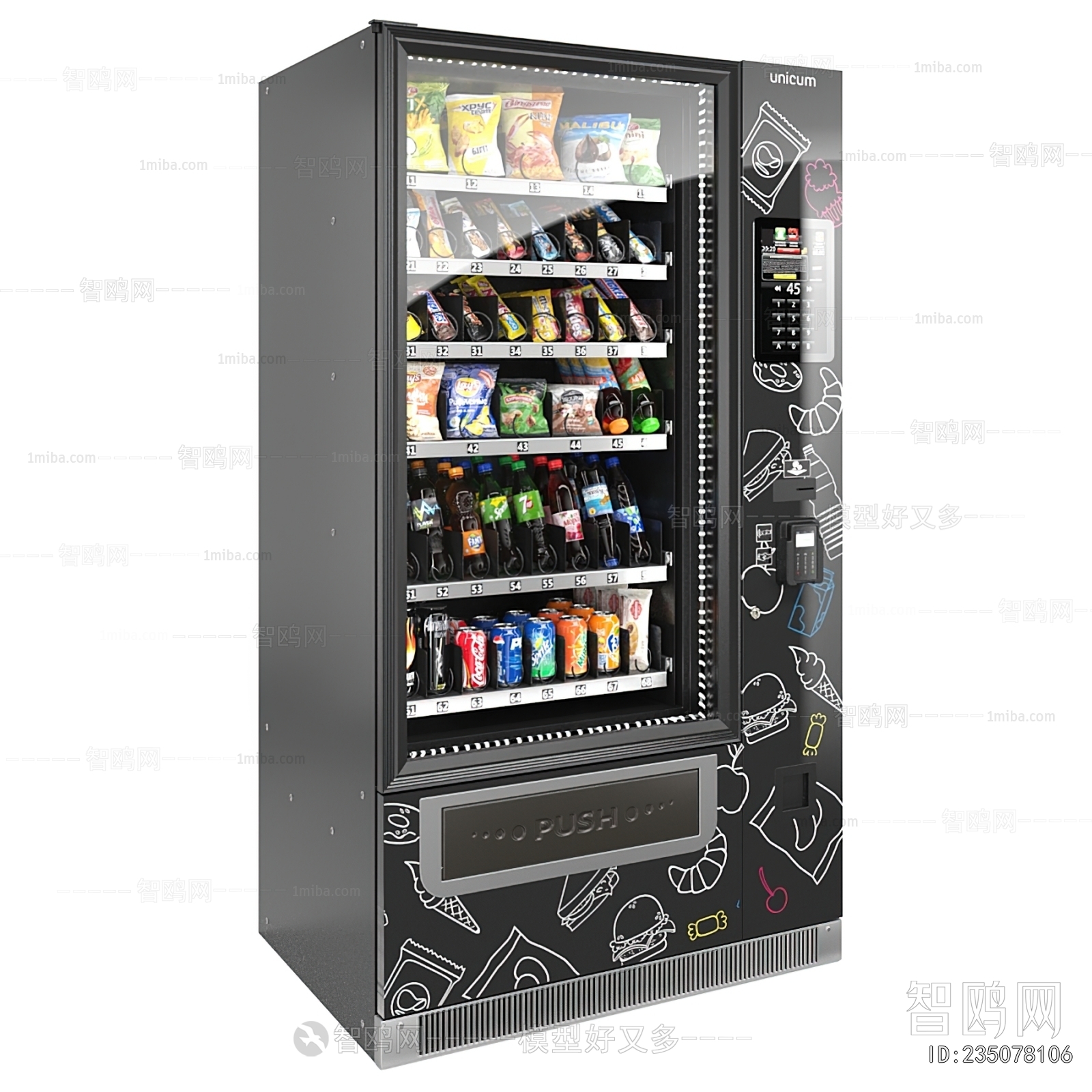 Modern Refrigerator Freezer