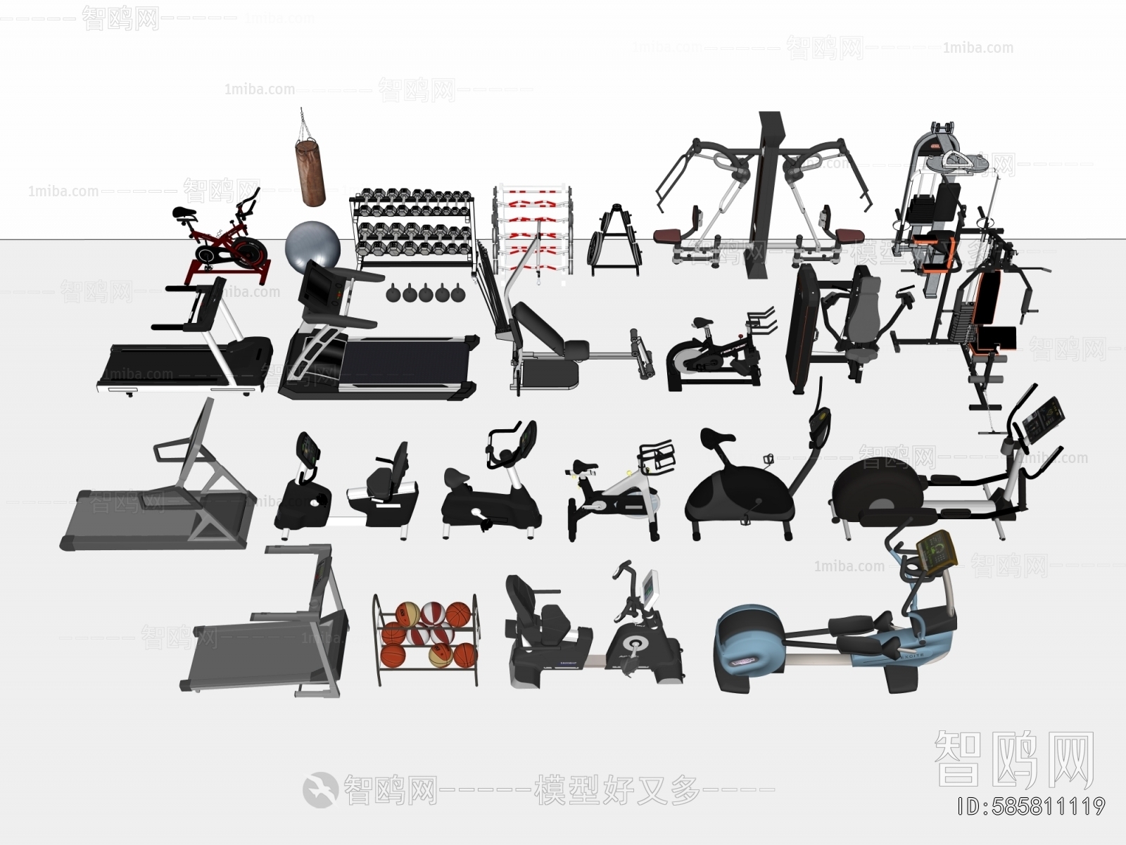 Modern Fitness Equipment