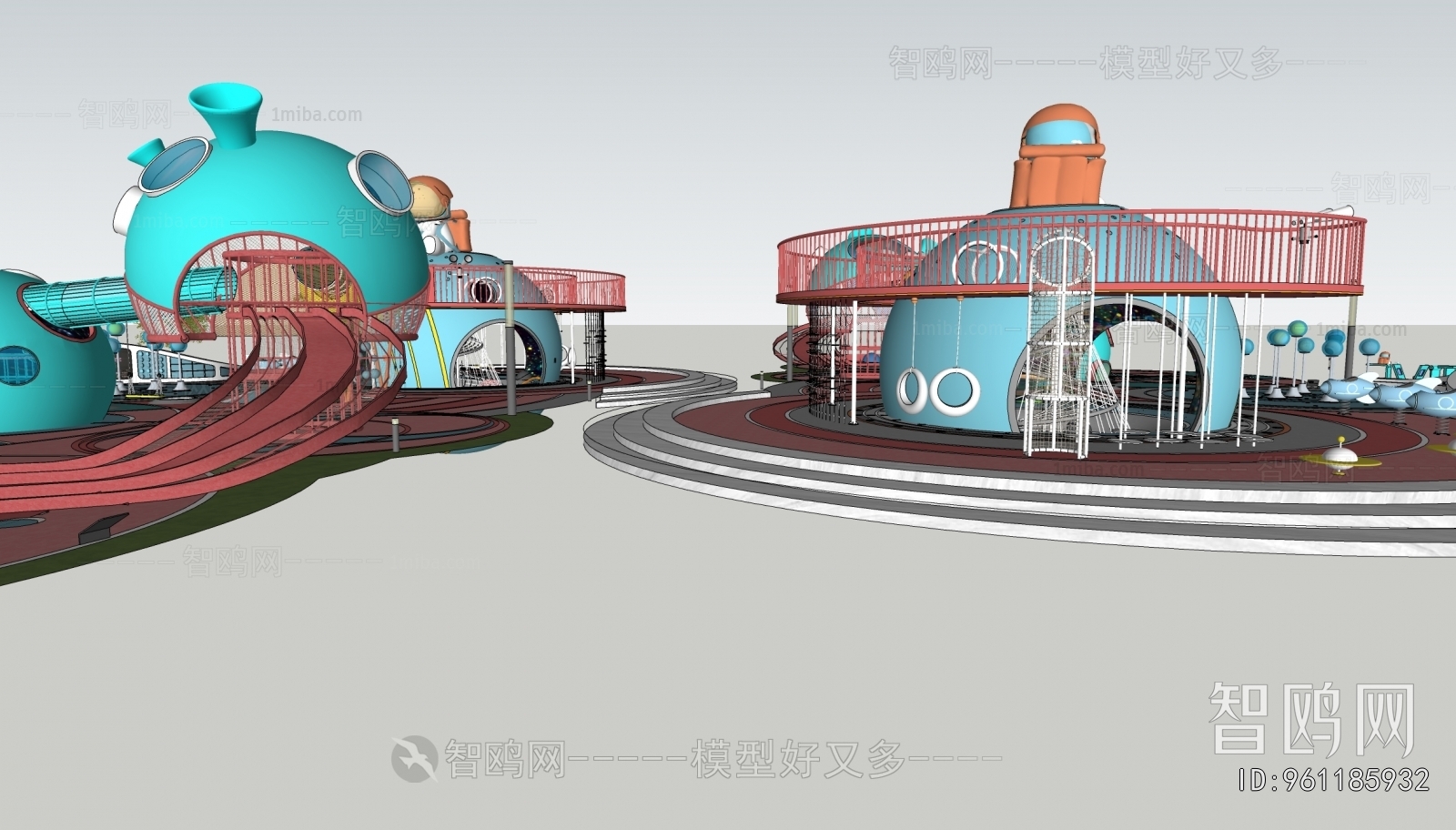 Modern Park Landscape