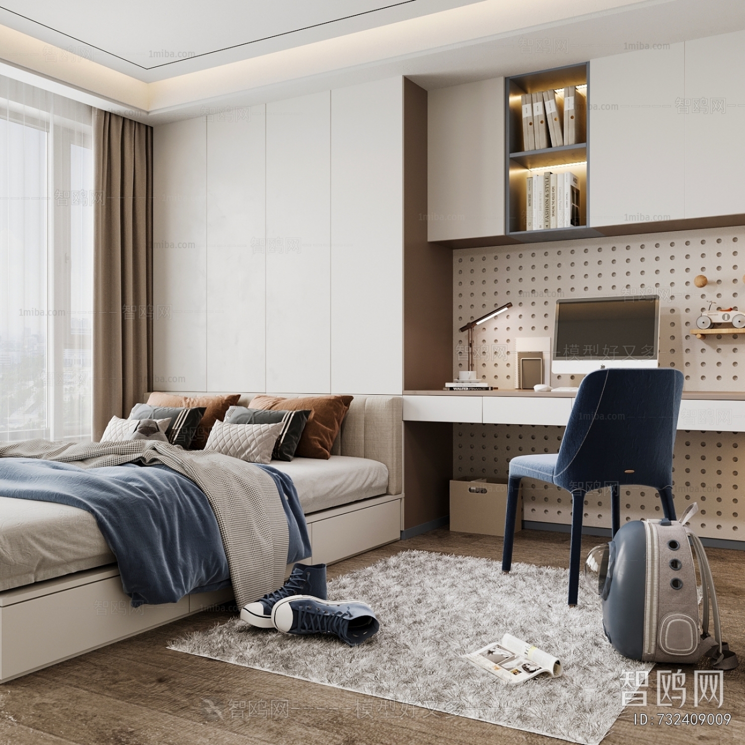 Modern Boy's Room And Son's Room