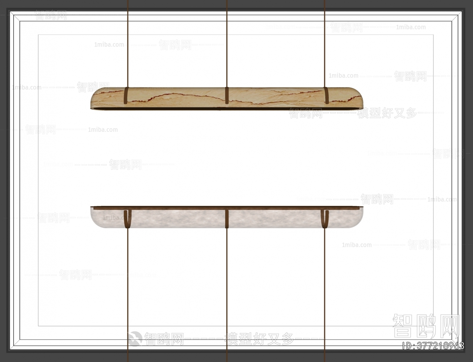 Modern Long Chandelier