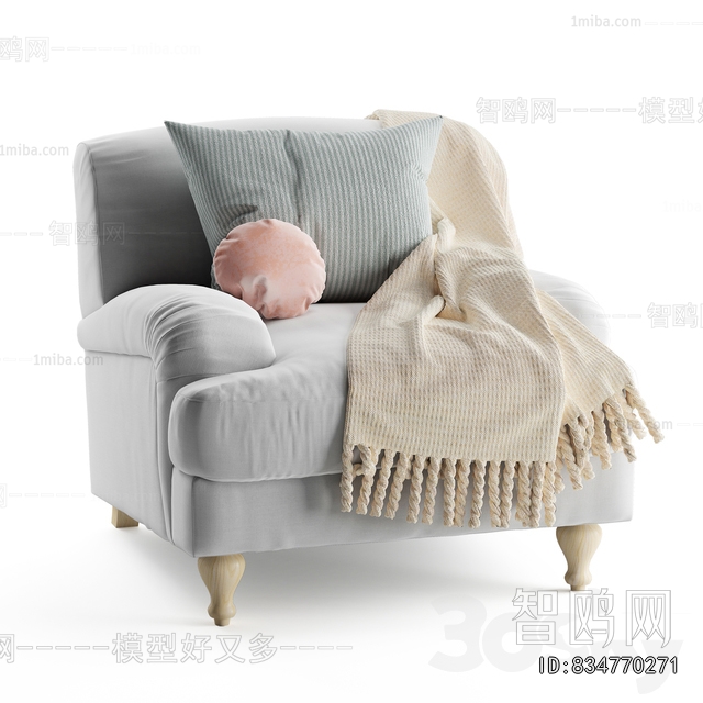 French Style Single Sofa