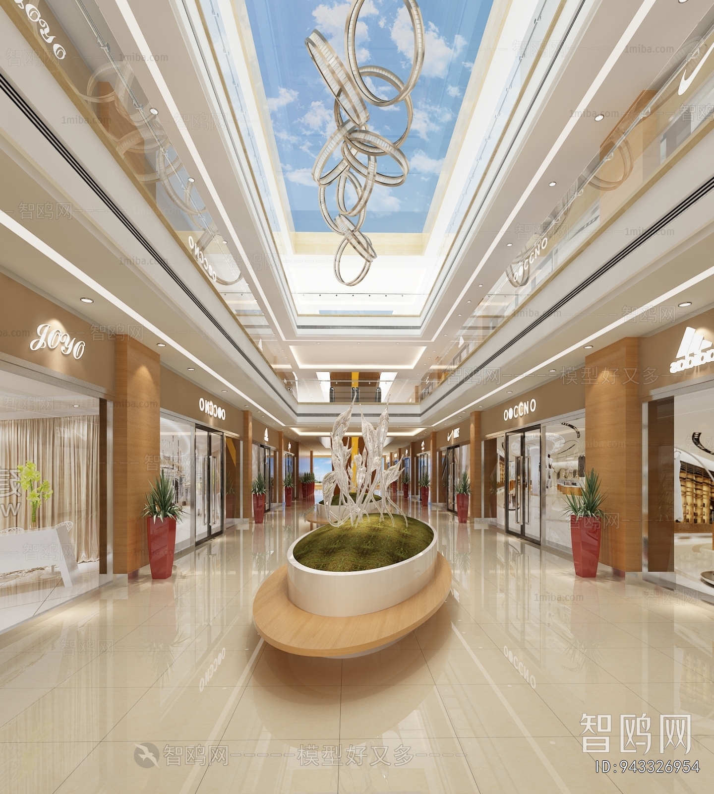 Modern Shopping Mall