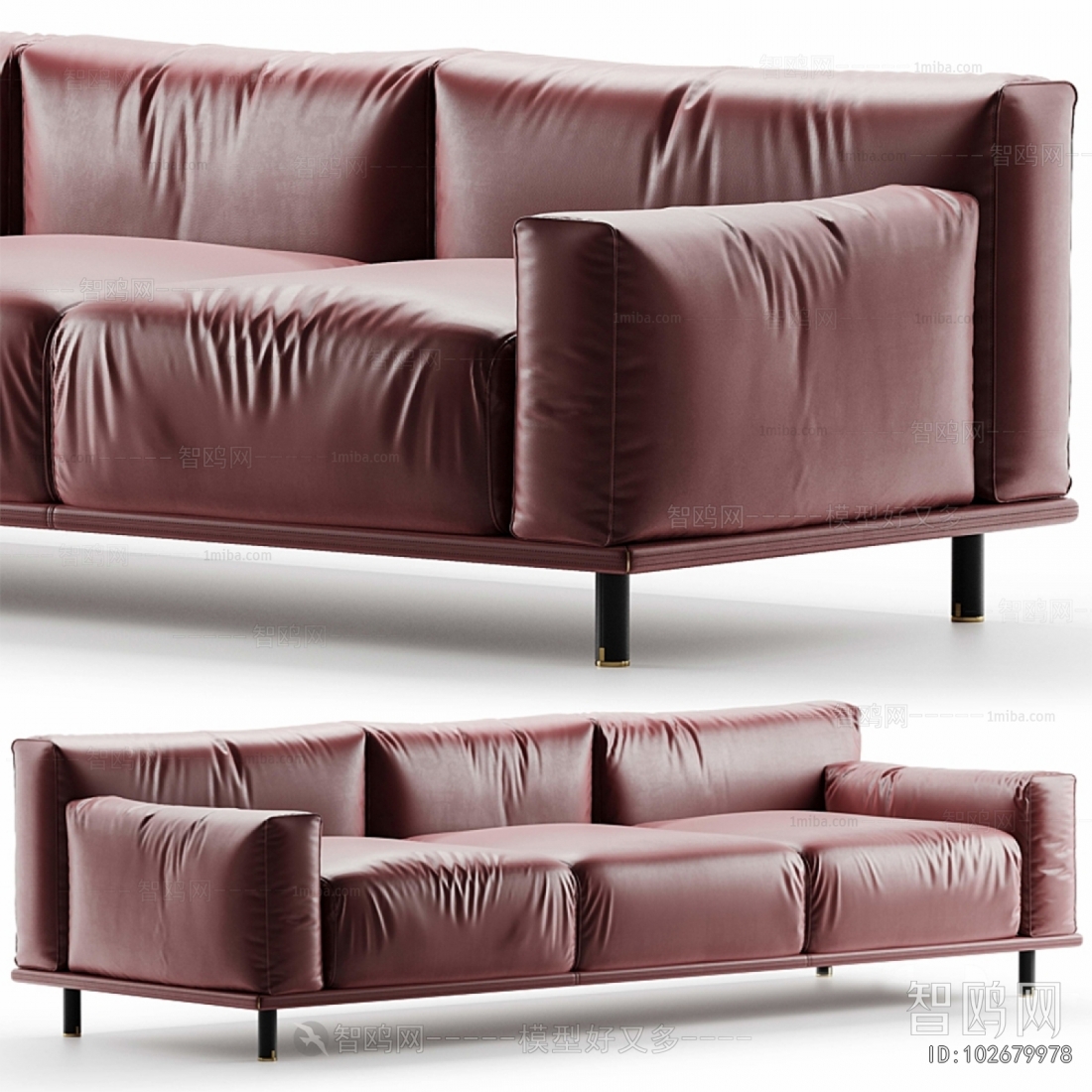 Modern Three-seat Sofa
