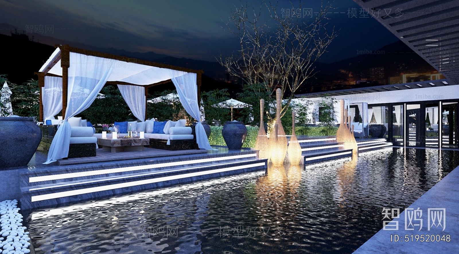 Modern Courtyard/landscape