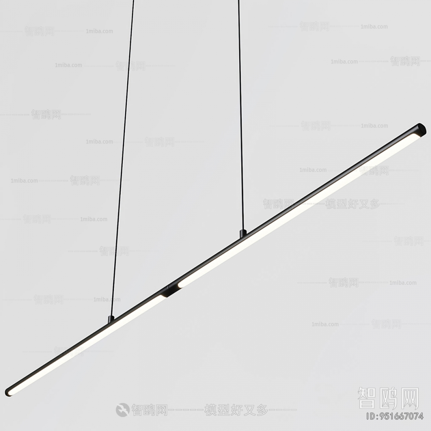 Modern Long Chandelier