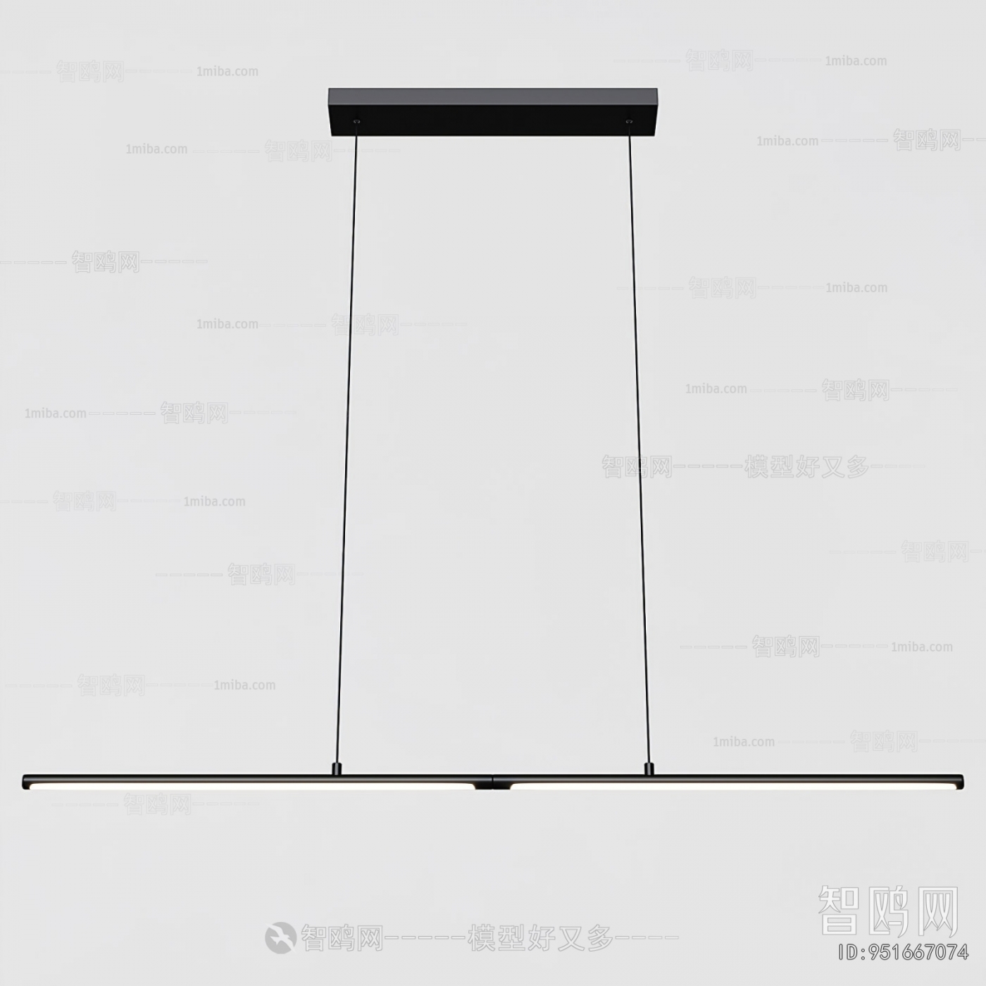 Modern Long Chandelier