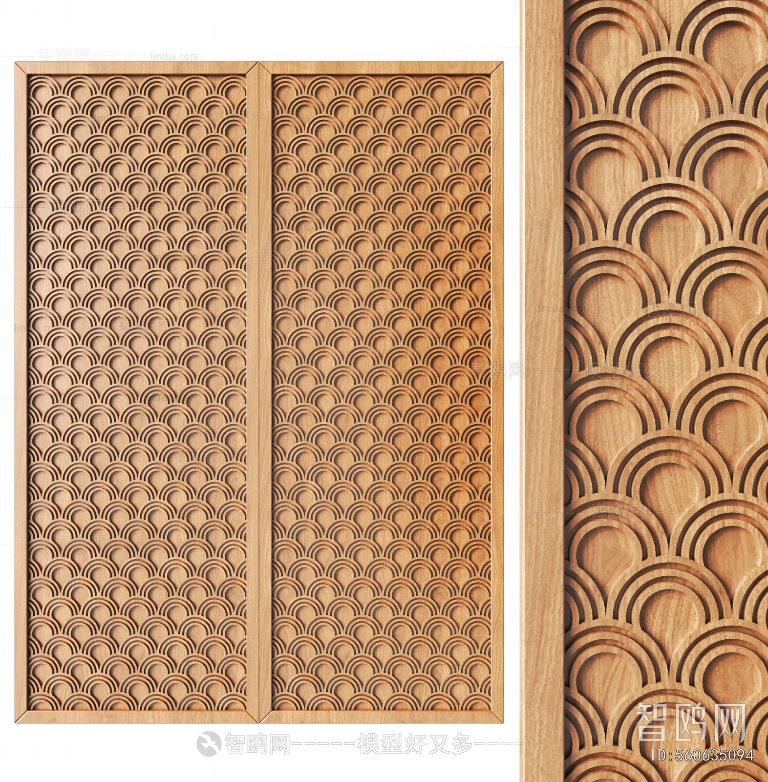 New Chinese Style Door Panel