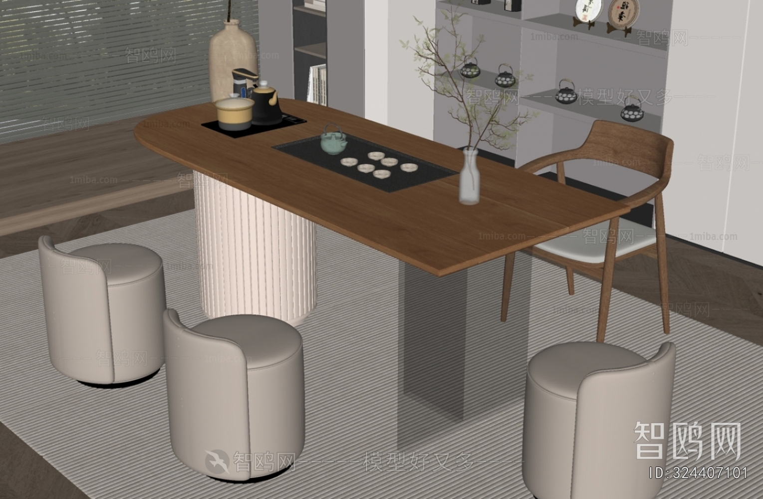 Japanese Style Tea Tables And Chairs