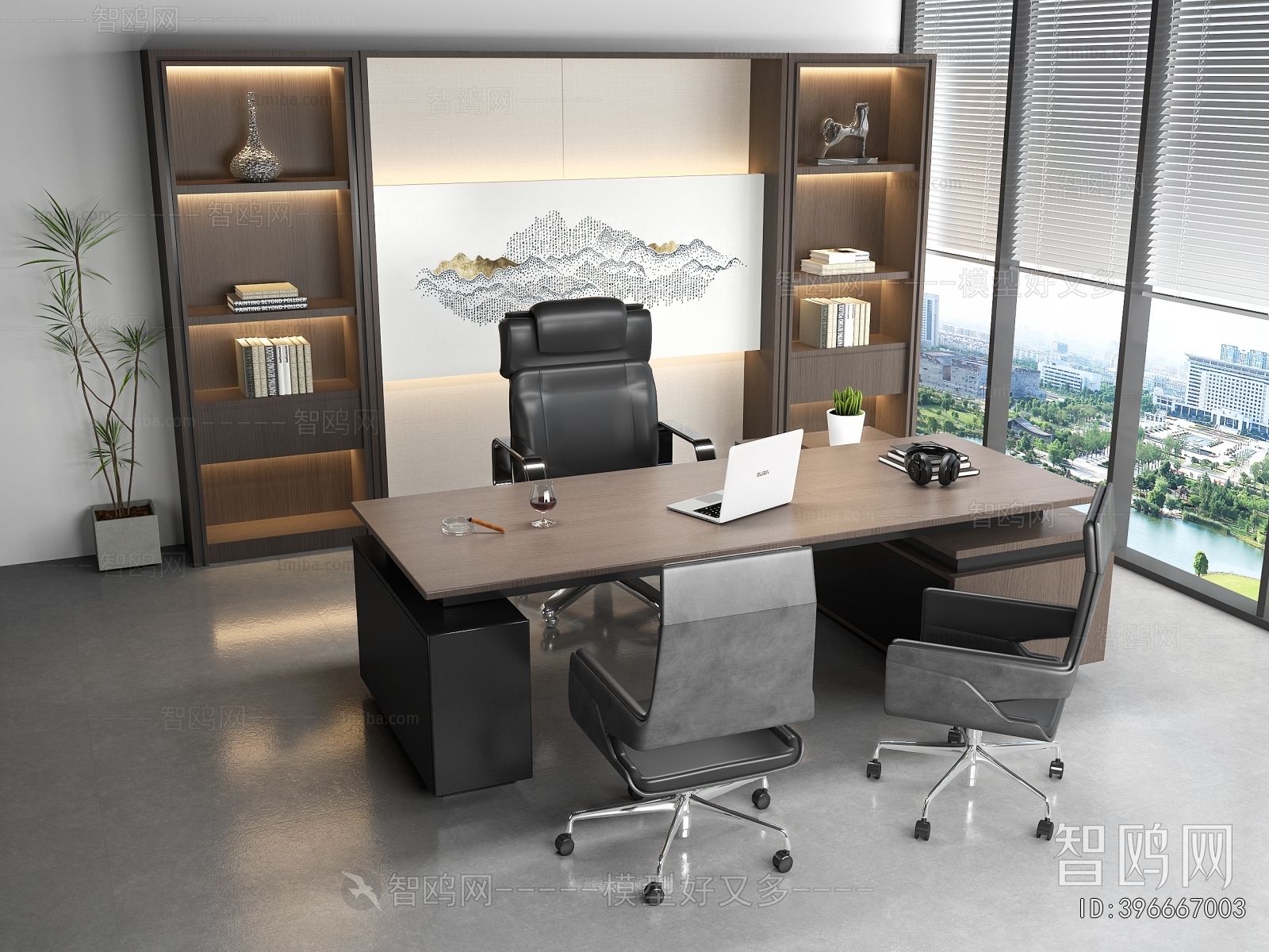 Modern Office Desk And Chair