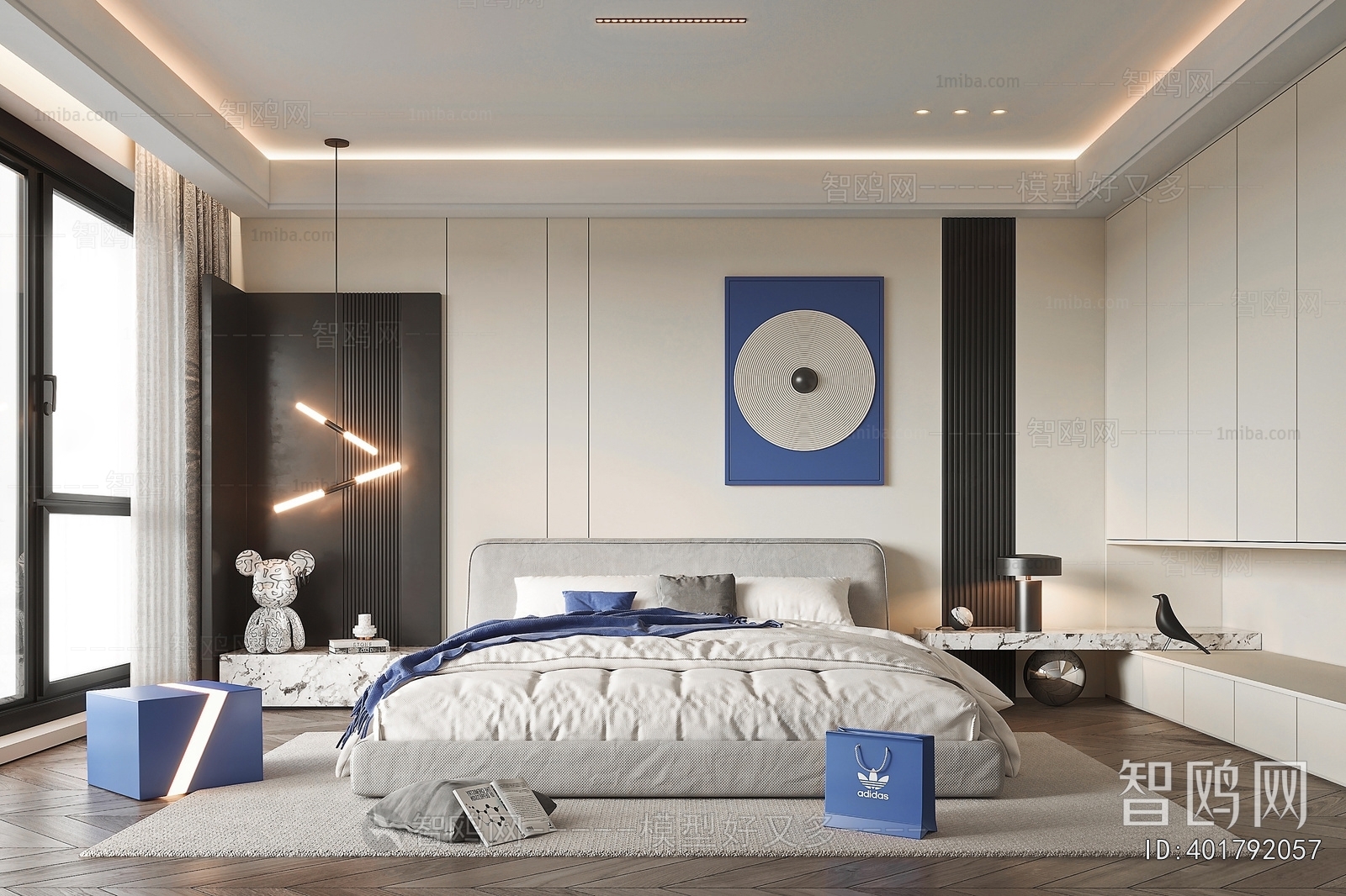 Modern Boy's Room And Son's Room