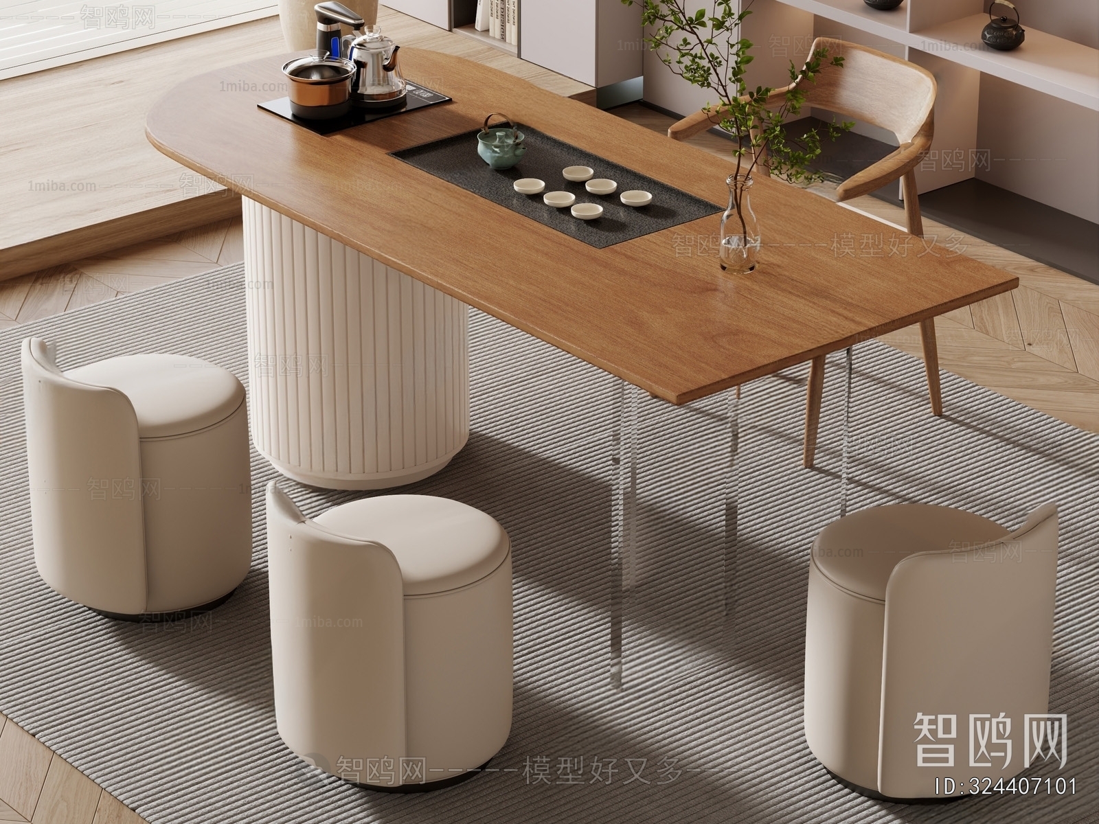Japanese Style Tea Tables And Chairs
