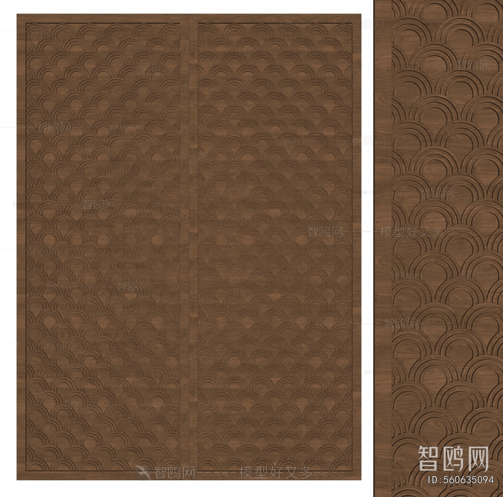 New Chinese Style Door Panel