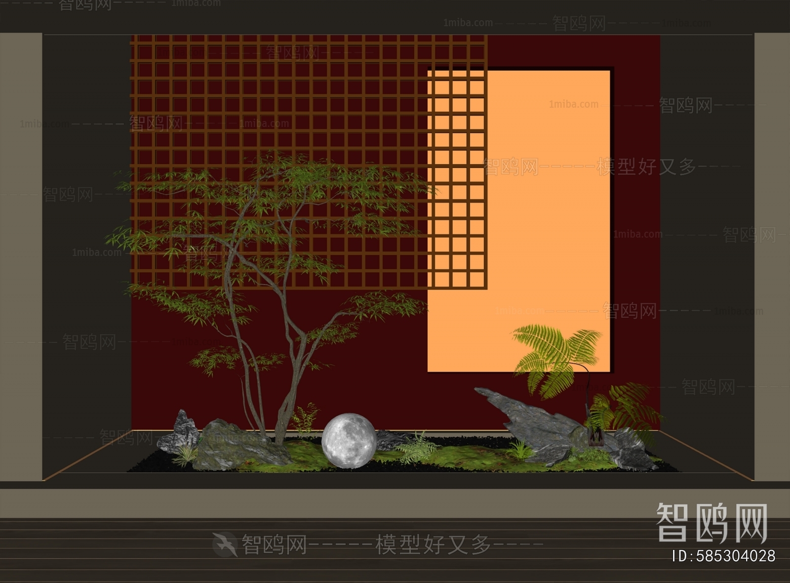 现代景观植物小品