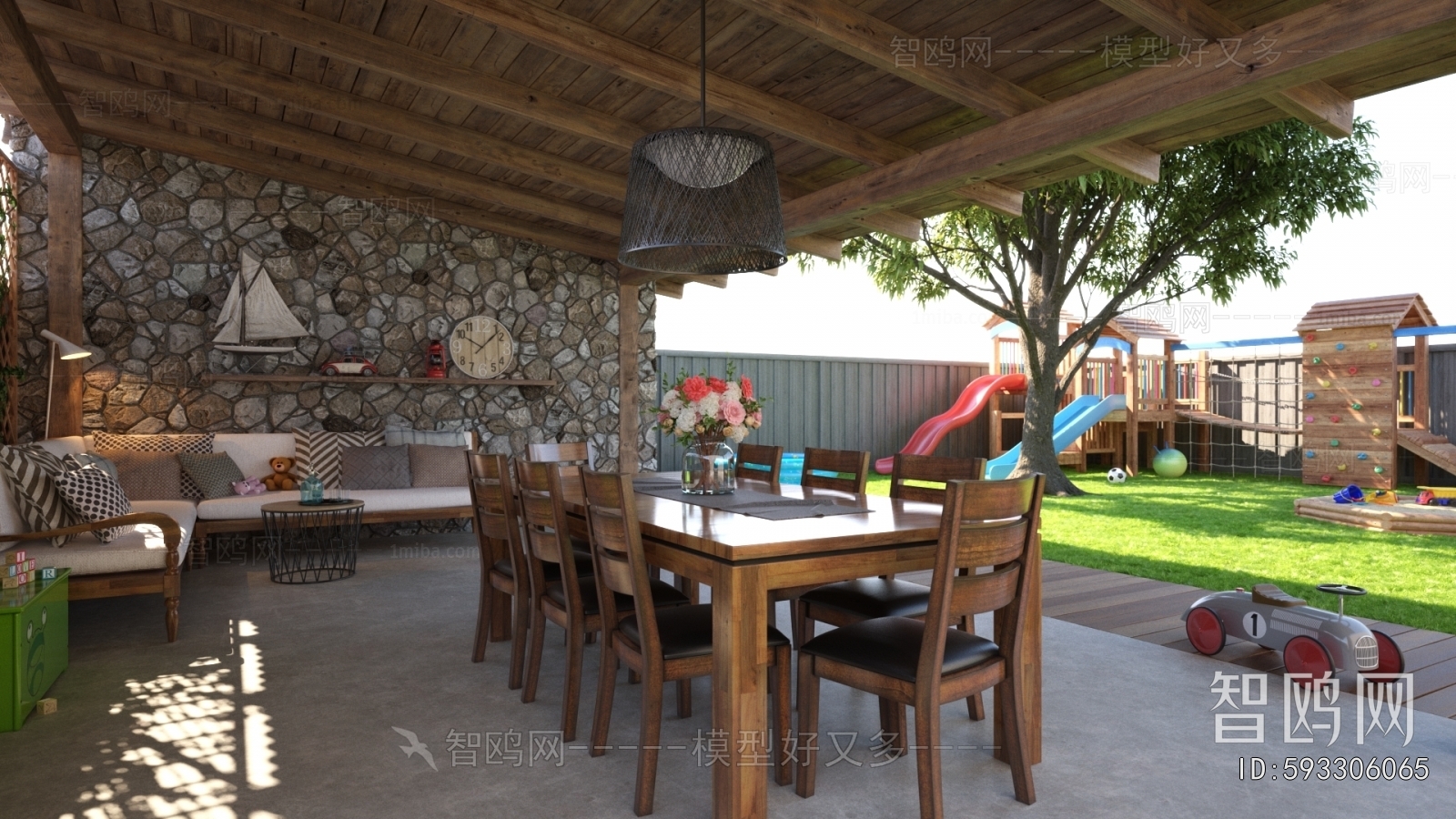 Modern Park Landscape