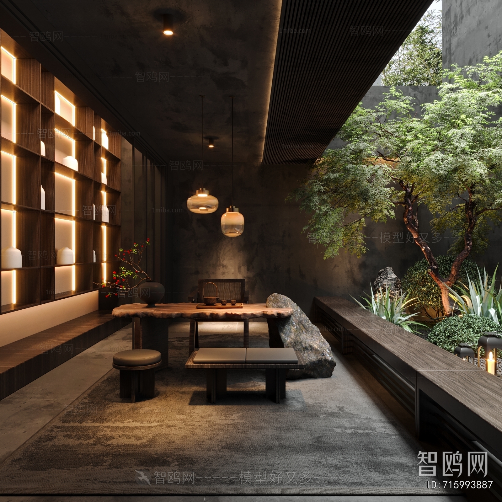 Wabi-sabi Style Tea House