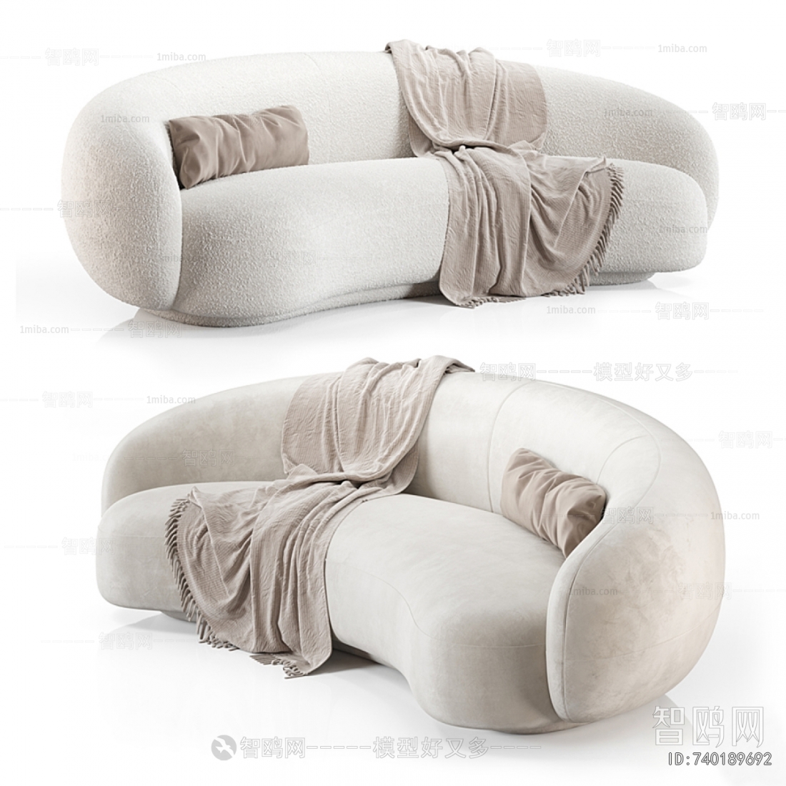 Modern Curved Sofa