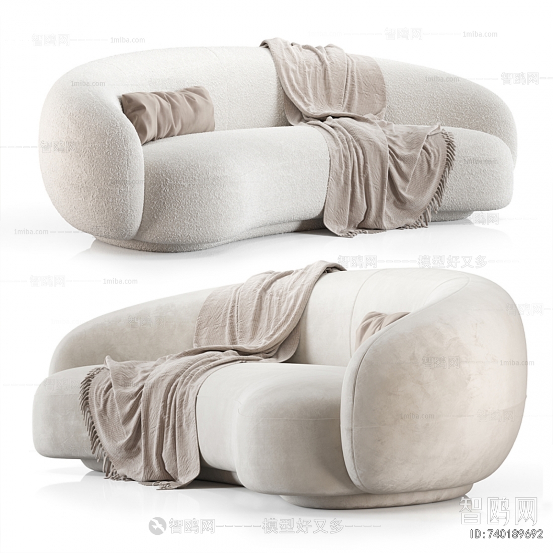 Modern Curved Sofa