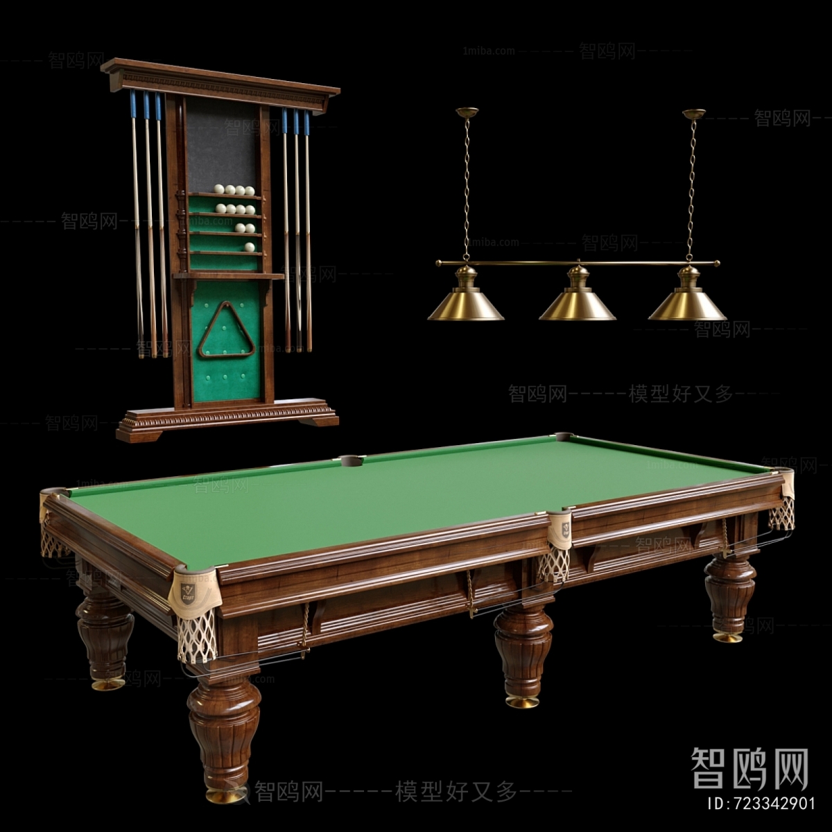 European Style Pool Table