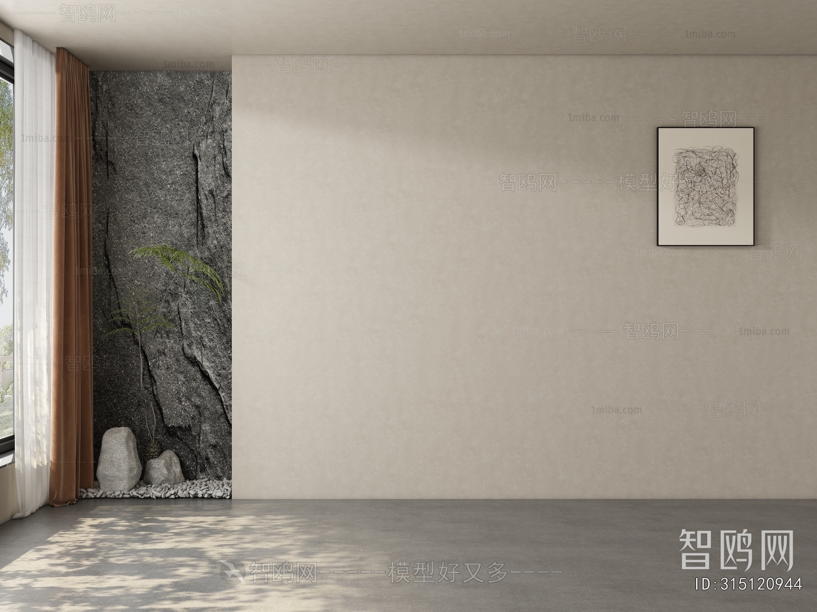 New Chinese Style TV Wall