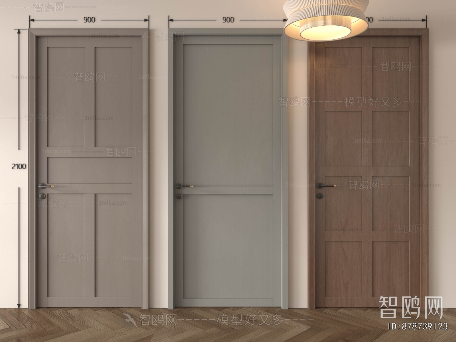 Nordic Style Single Door