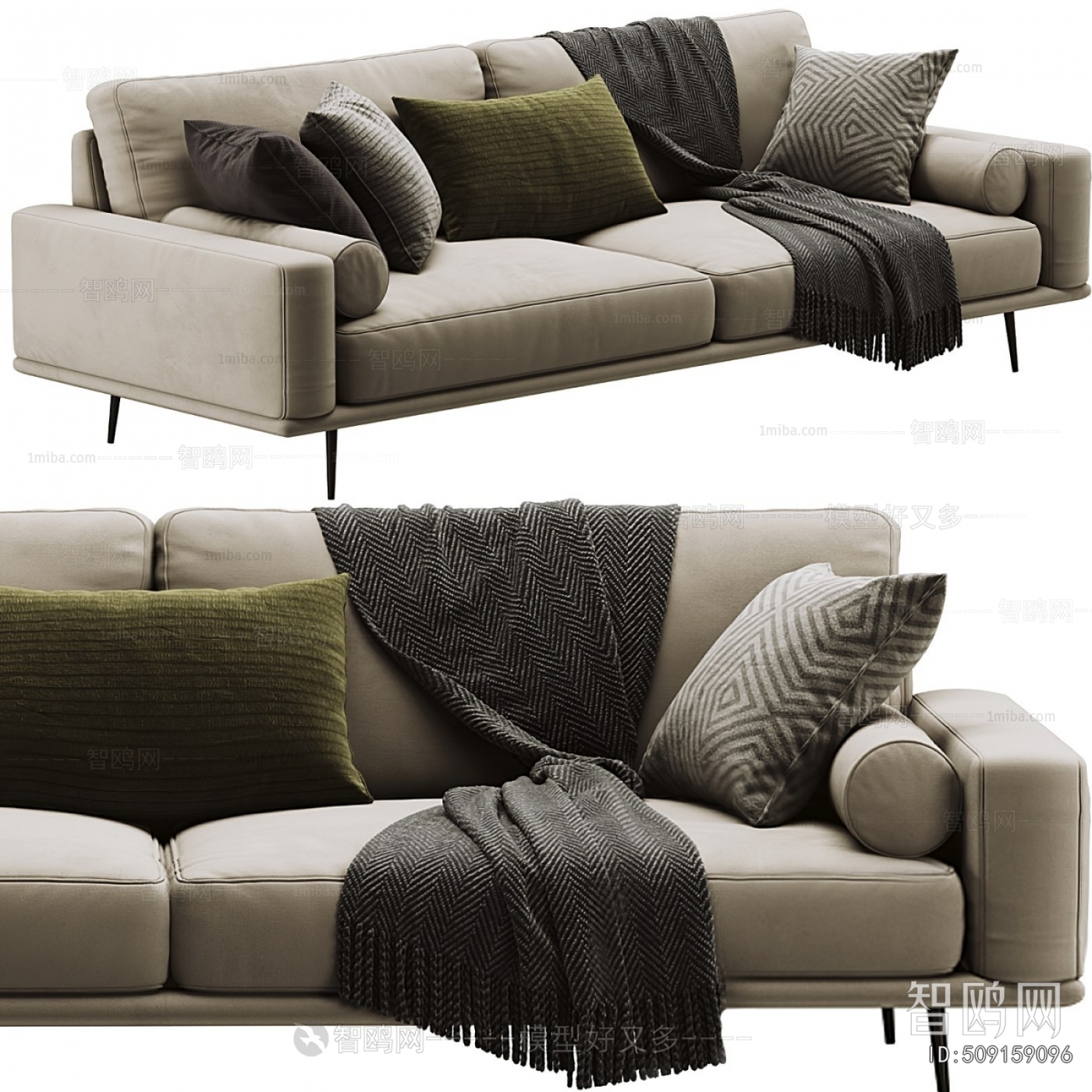 Modern Multi Person Sofa