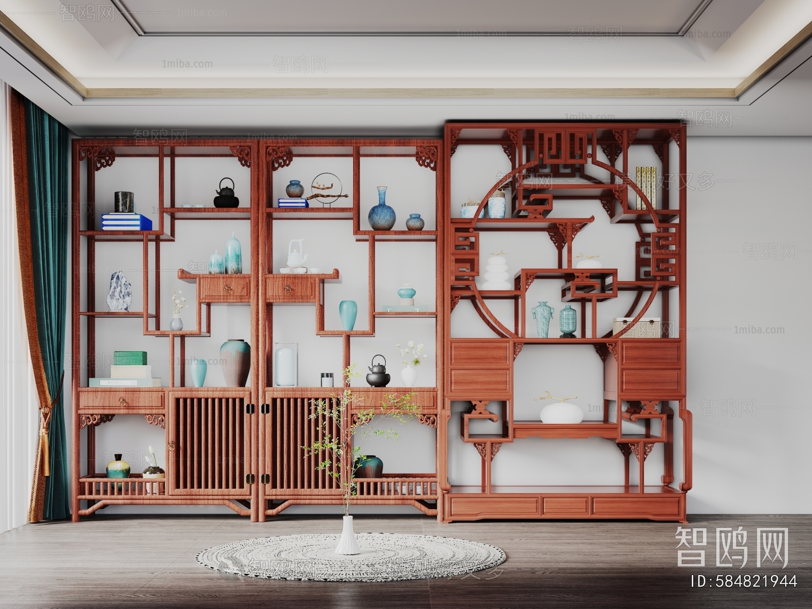 New Chinese Style Antique Rack