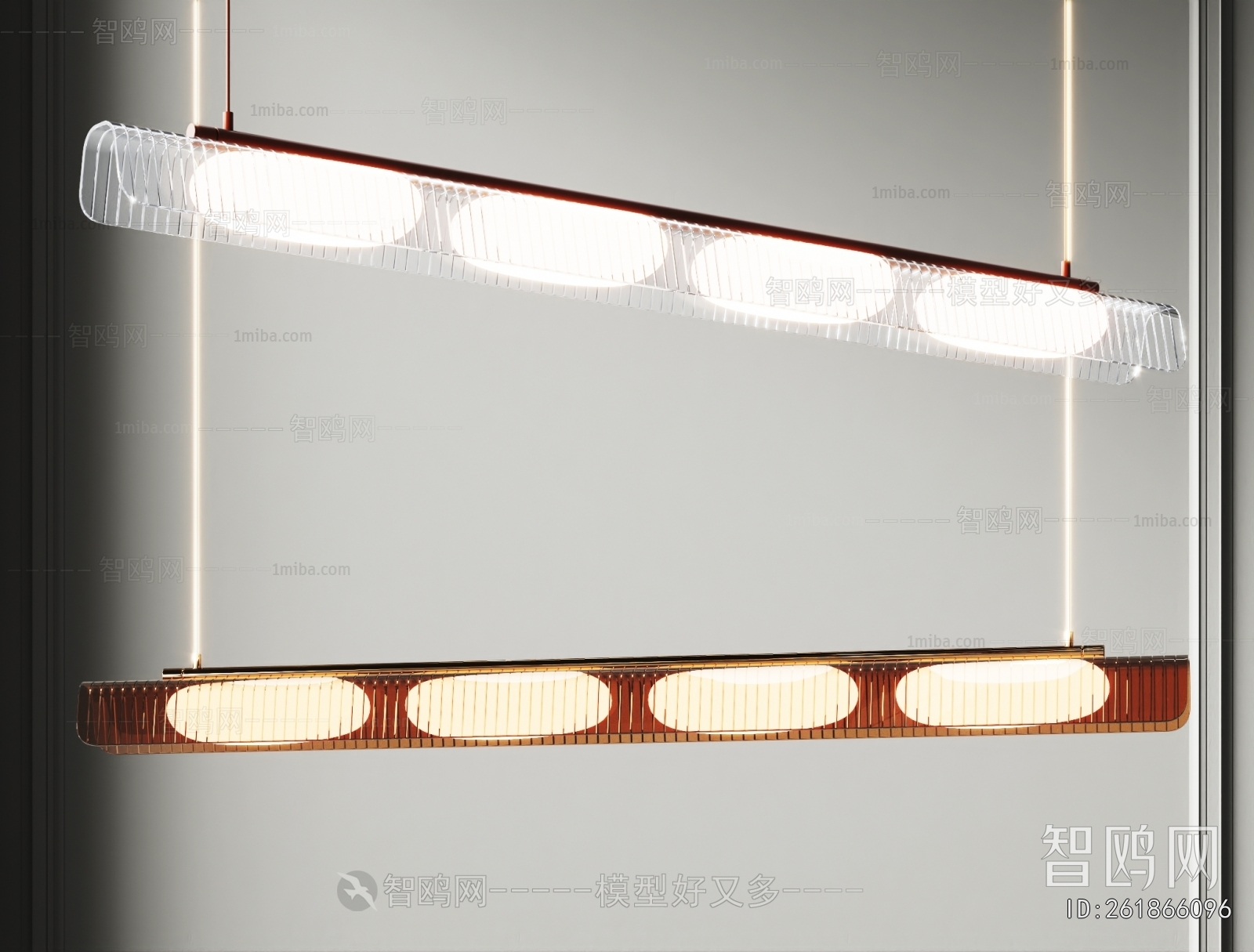 Modern Long Chandelier