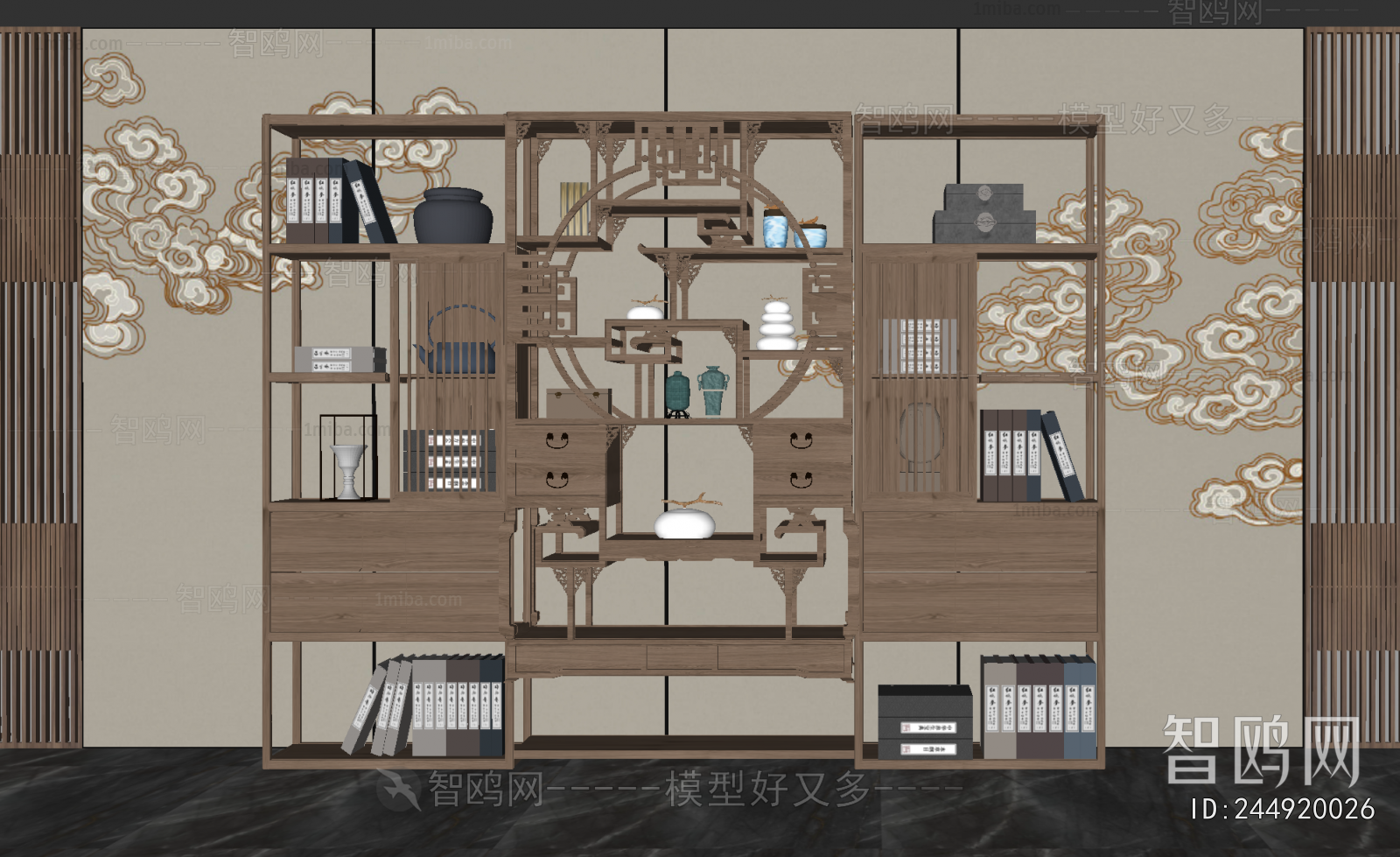 New Chinese Style Antique Rack